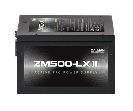   500W Zalman ZM500-LXII (120, 24+8pin, 2x6/8pin, 3xMolex, 6xSATA)