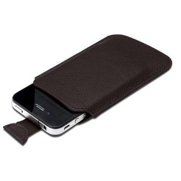  Ednet (35001) (for iPhone4, Leather, Brown)