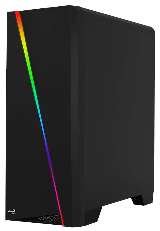  Aerocool Cylon Black RGB (Miditower, ATX, USB3, Fan, Window)
