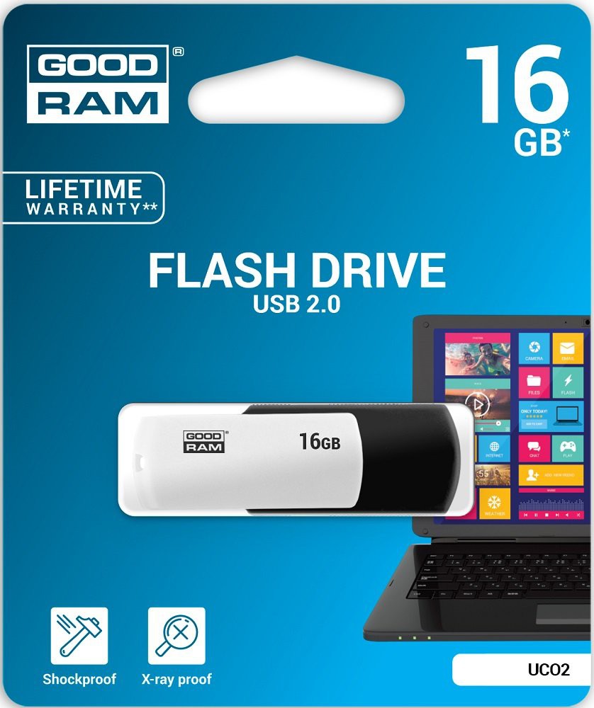 USB flash disk 16Gb Goodram UCO2 16Gb (UCO2-0160KWR11)