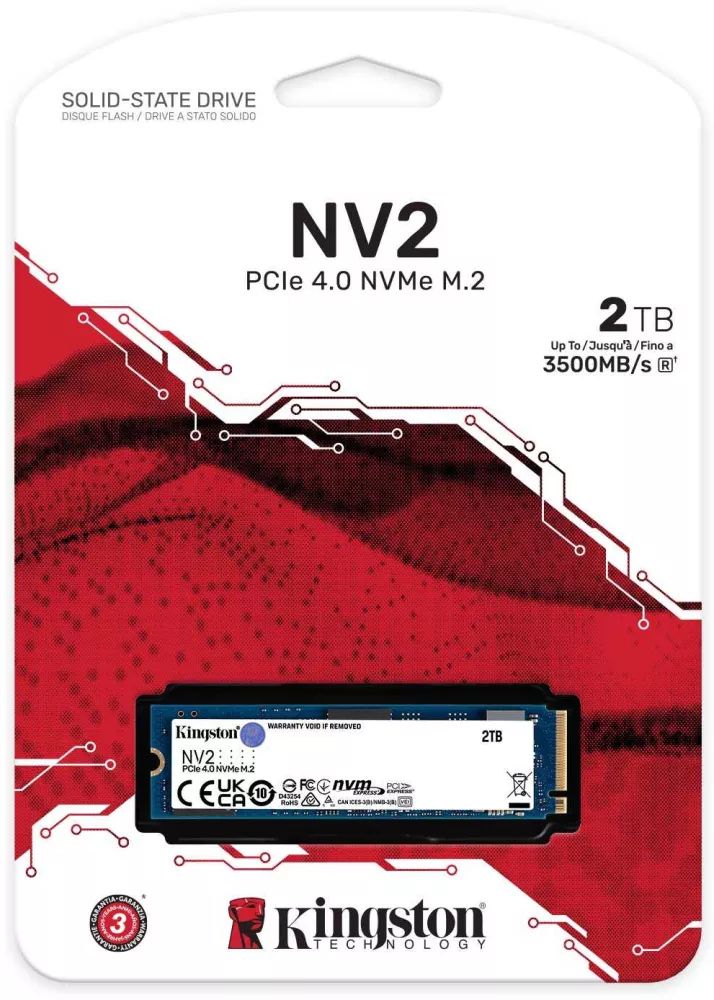   SSD 2Tb Kingston SNV2S (SNV2S/2000G)
