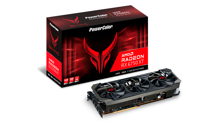  PowerColor RX 6750 XT Red Devil (AXRX 6750XT 12GBD6-3DHE/OC)