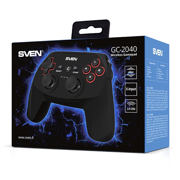  Sven GC-2040 Black (, -, 2 , 11 ,  PC/Sony PlayStation 3/Android)