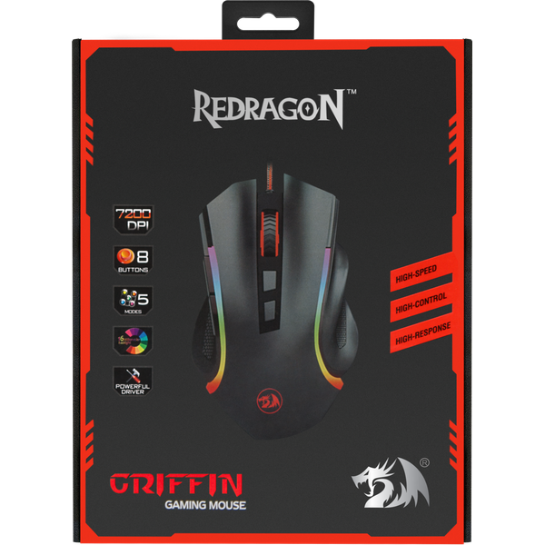  Redragon Griffin (75093) (7200dpi, 8 , , USB)