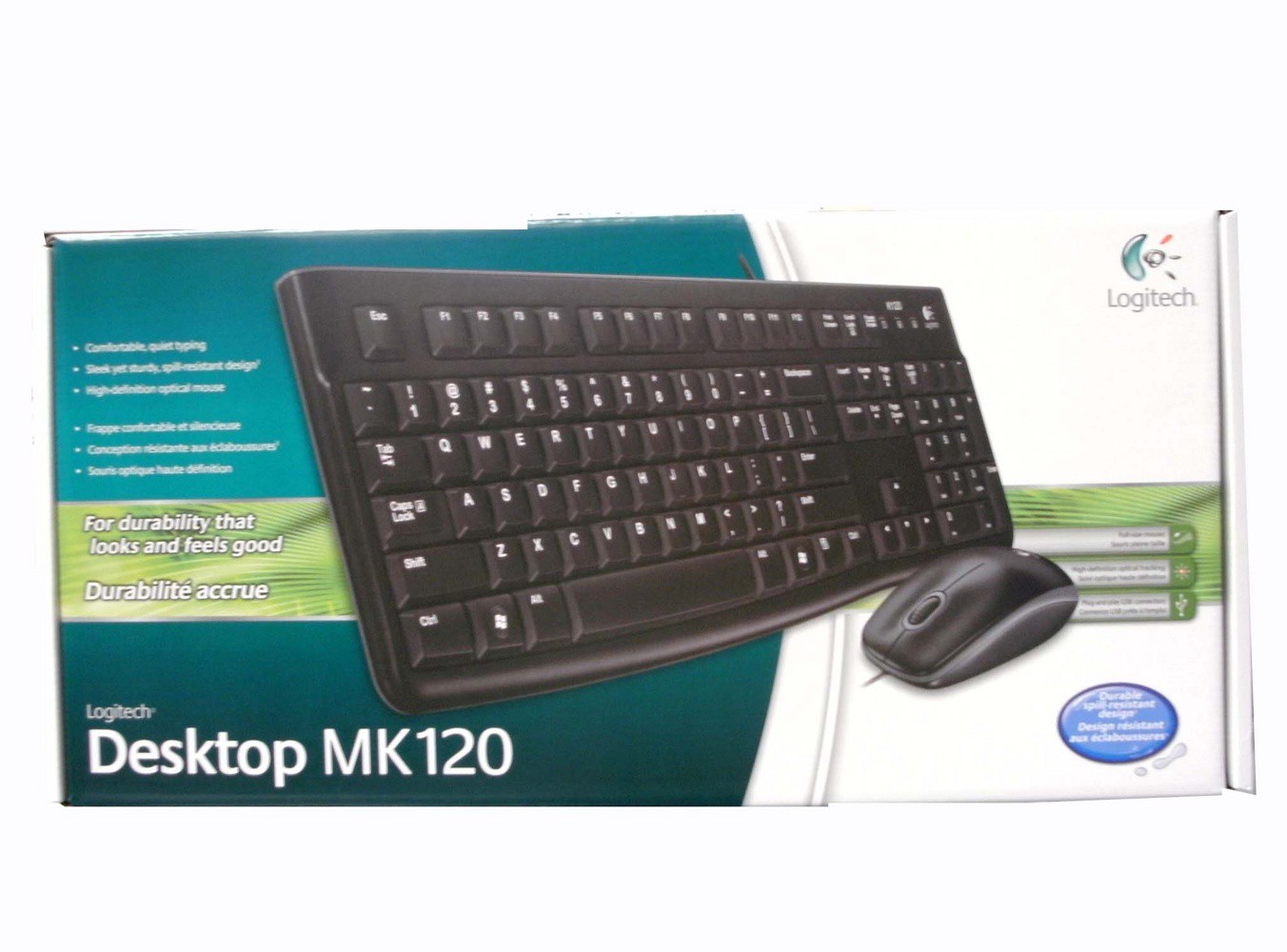   +  Logitech Desktop MK-120 (920-002561) Black