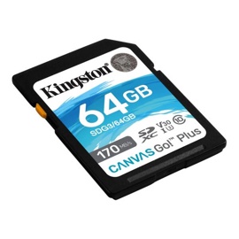   64Gb Kingston Canvas Go Plus Class 10 (SDG3/64GB)