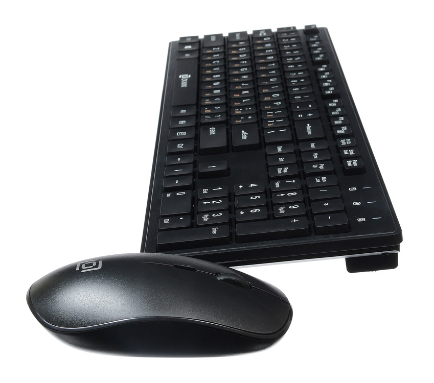 Клавиатура+мышь Oklick 240M черный