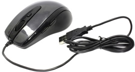 Мышь A4Tech N-708X (1600dpi, 6 кнопок, USB)