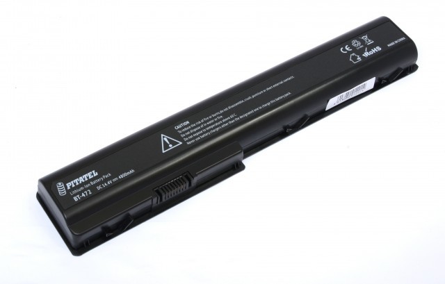 Батарея для ноутбука Pitatel ВТ-472 для HP Pavilion DV7/DV8/HDX18 Series CPU AMD, p/n: HSTNN-IB74 (14.4В, 4400мАч)