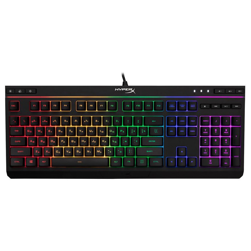 Клавиатура Kingston HyperX Alloy Core RGB (HX-KB5ME2-RU) (подсветка, влагозащита, USB)