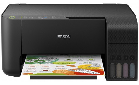 МФУ Epson L3150 (цветная струйная печать, A4, 5760x1440dpi, 33/15ppm, Wi-Fi, USB, СНП)