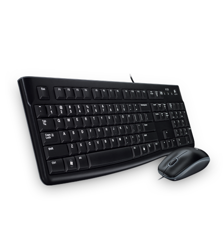 Набор клавиатура + мышь Logitech Desktop MK-120 (920-002561) Black