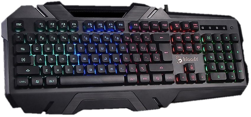 Клавиатура A4Tech Bloody B150N Black (Игровая, подсветка, влагозащита, USB)