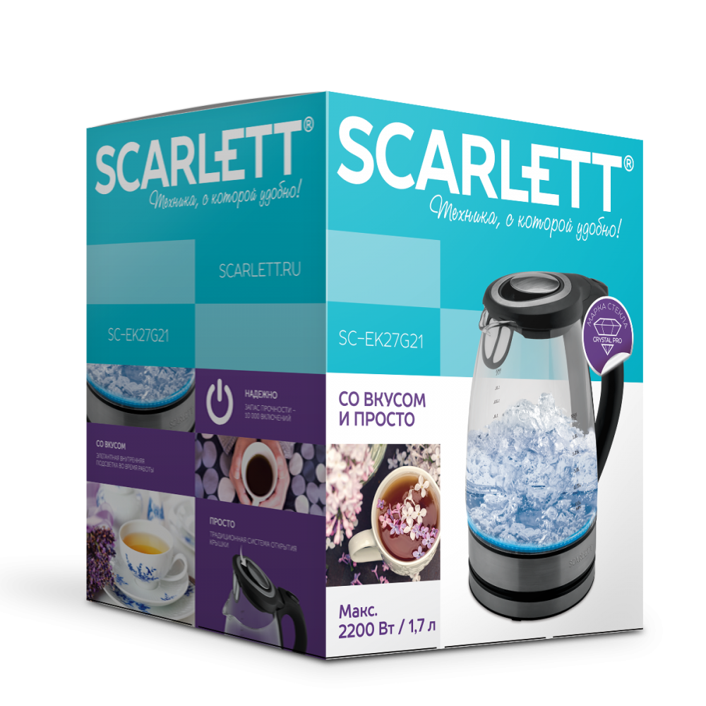 Чайник Scarlett SC-EK27G21