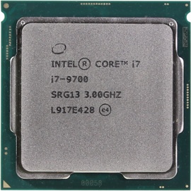 Процессор Intel Core i7-9700 (CM8068403874521) 3.0(4.7)GHz, 8 ядер/8 потоков, 12Mb, HD Graphics 630, 65W (Socket 1151)