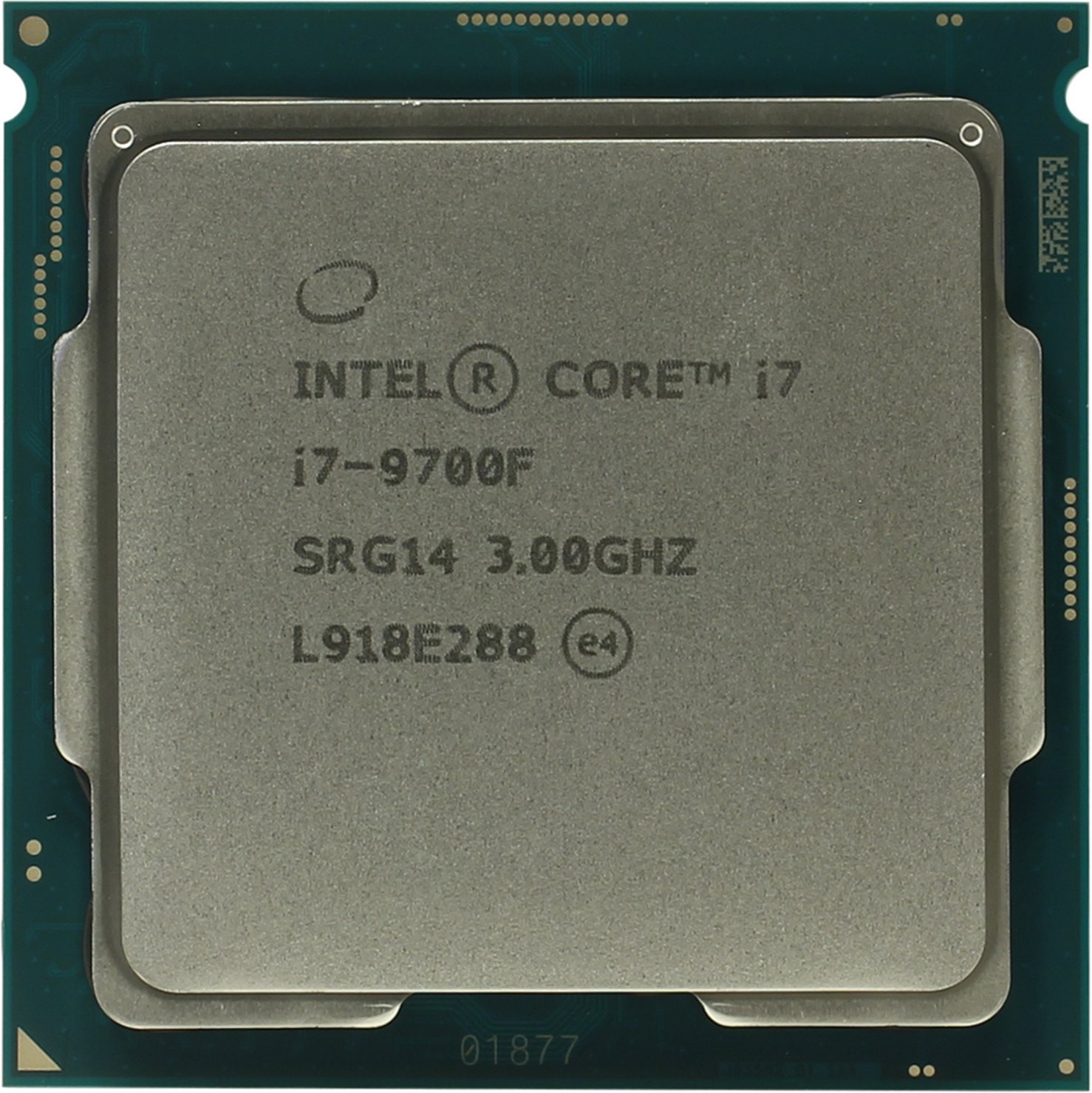 Процессор Intel Core i7-9700F 3.0(4.7)GHz, 8 ядер/8 потоков, 12Mb, 65W (Socket 1151)