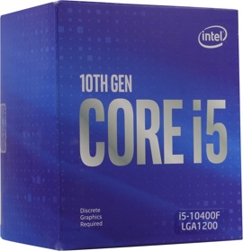Процессор Intel Core i5-10400F (BOX) BX8070110400F (Socket 1200)