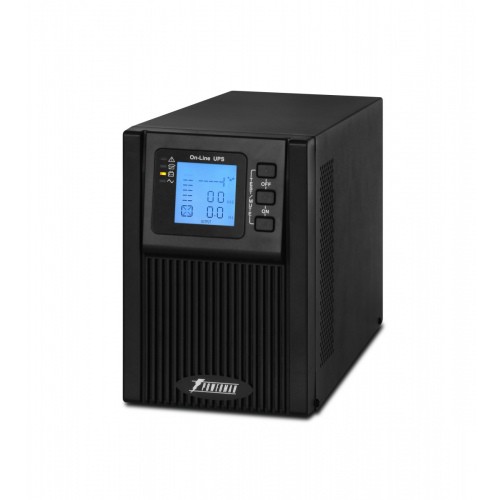 Источник бесперебойного питания 1000VA Powerman Online 1000 (1000VA, 800W, 2xEuro, RJ-45, USB, COM)