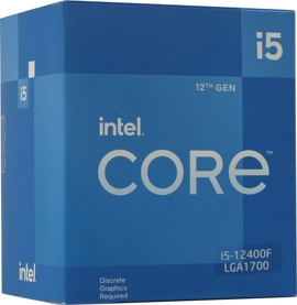 Процессор Intel Core i5-12400F (BOX) (BX8071512400F)