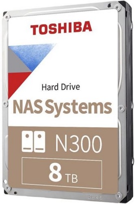 Жесткий диск 8Tb Toshiba N300 NAS Systems (HDWG180EZSTA)
