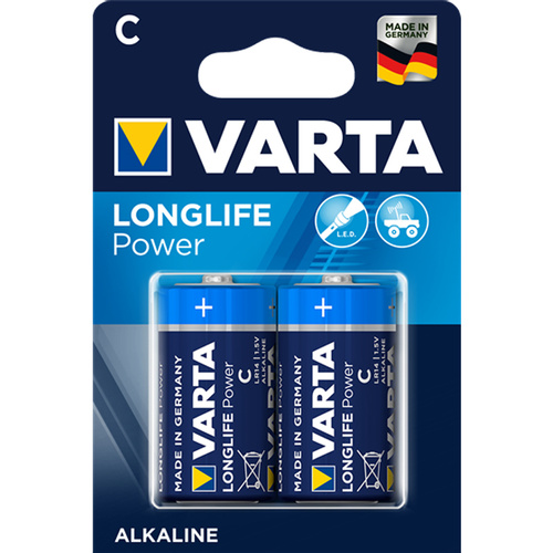 Батарейка Varta LR14/4914 Alkaline /Longlife / блистер 2шт