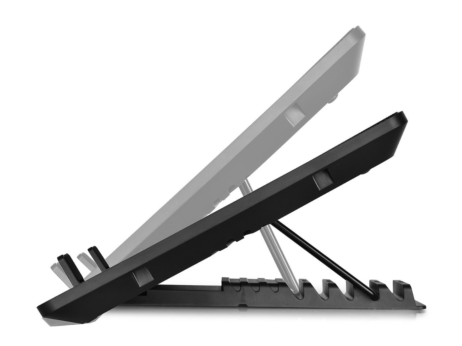 Подставка для ноутбука DeepCool U-PAL DP-N214A5-UPAL (15.6", 2x Fan 140mm, регулируемый угол наклона, USB3.0)
