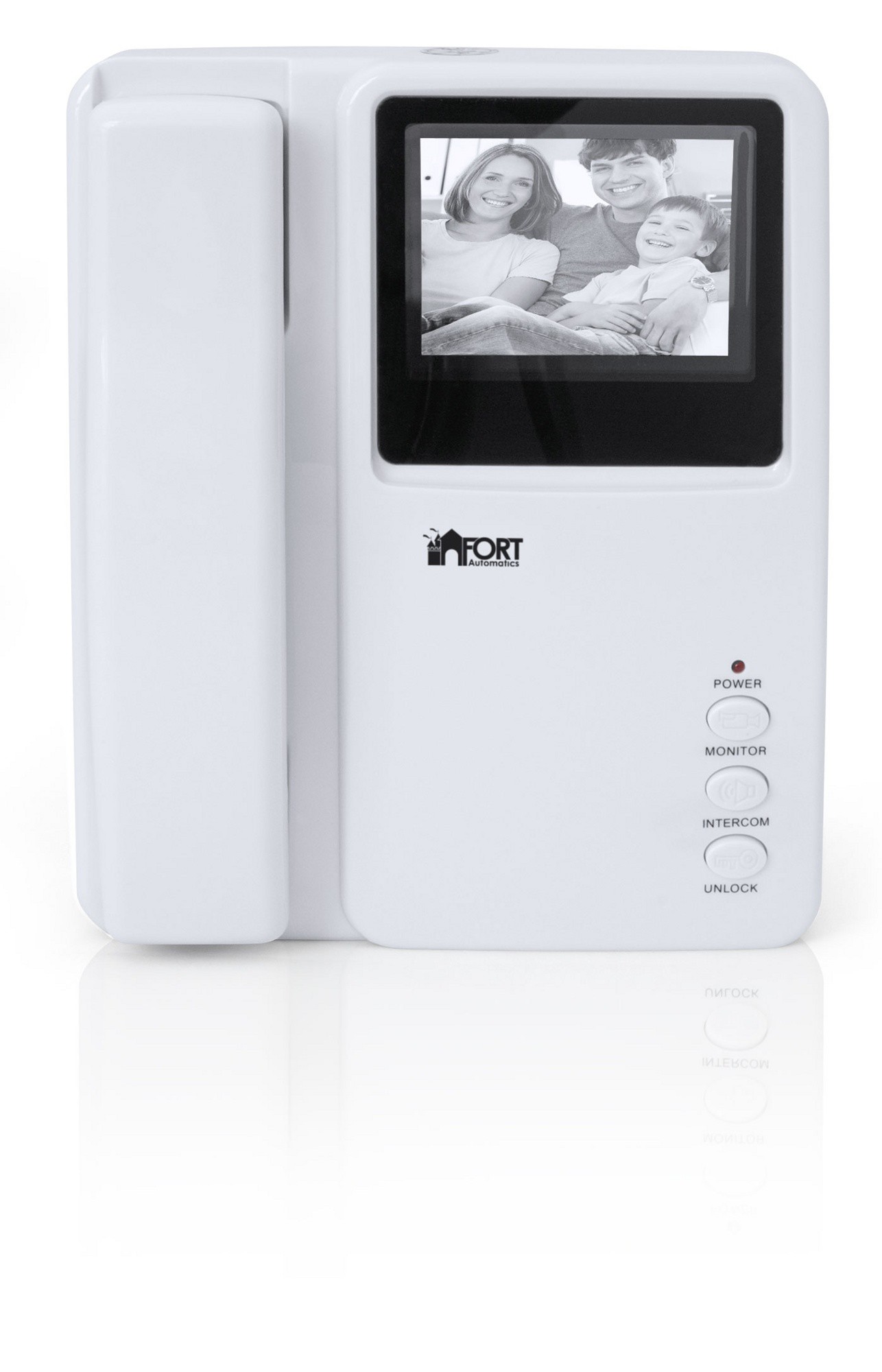 Видеодомофон FORT Automatics С0401 4" черно-белый экран, вызывная панель