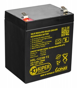 Аккумулятор для ИБП 5.8Ah Kiper HRL-1223W F2