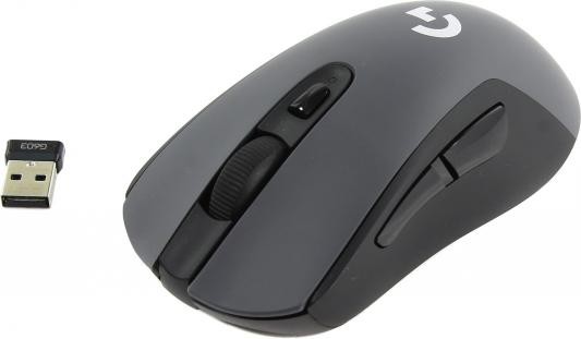 Мышь Logitech G603 Lightspeed (910-005101) Black (12000dpi, 6кнопок, Wireless+Bluetooth)