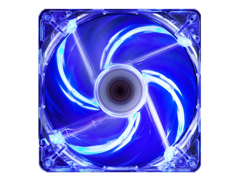 Вентилятор 80mm Cooler Master BC 80 Blue LED Fan (R4-BC8R-18FB-R1) (1800rpm, 19dB, 21.7 CFM, 3-pin)