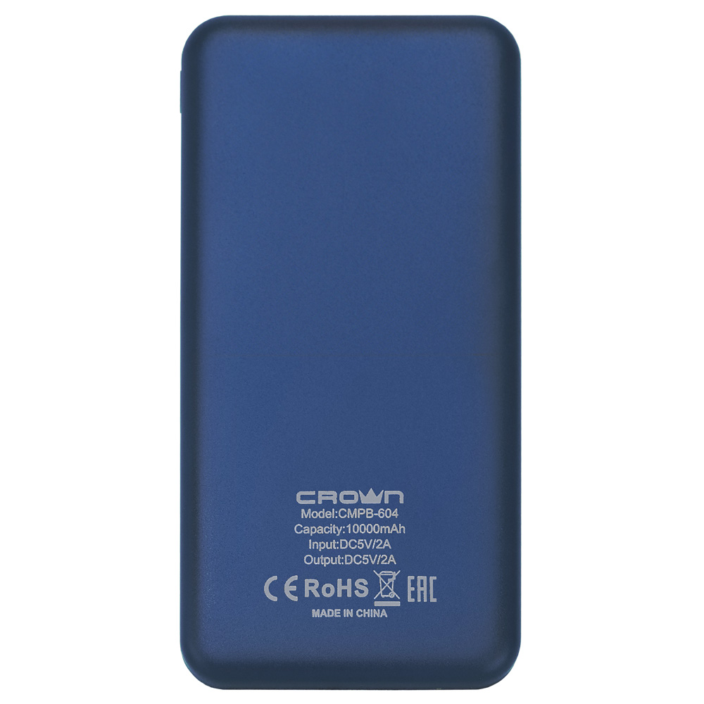 Портативное зарядное устройство Crown CMPB-604 blue