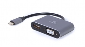 Переходник Cablexpert A-USB3C-HDMIVGA-01