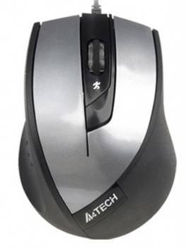 Мышь A4Tech N-600X-2 V-Track notebook glossy grey USB