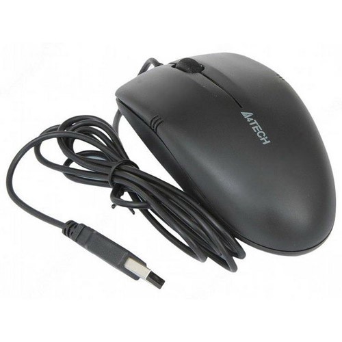 Мышь A4Tech OP-530NU Black (1000dpi, 3 кнопки, USB)