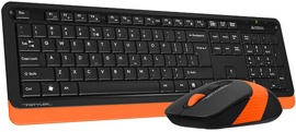 Клавиатура+ мышь A4Tech Fstyler FG1010 Black/Orange (Радио)
