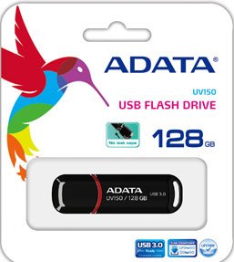Usb flash disk 128Gb A-Data DashDrive UV150 (AUV150-128G-RBK)