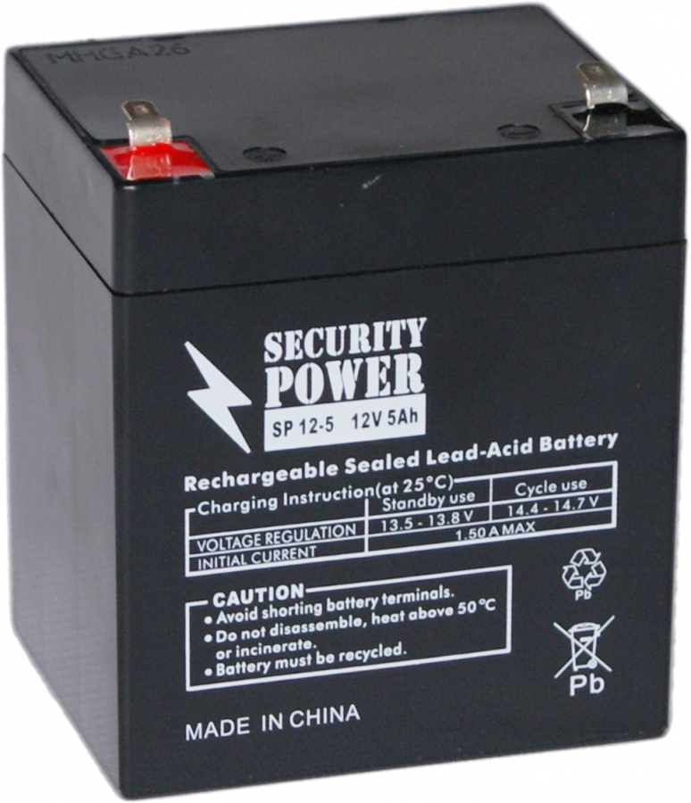 Аккумулятор для ИБП Security Power SP 12-5 F1