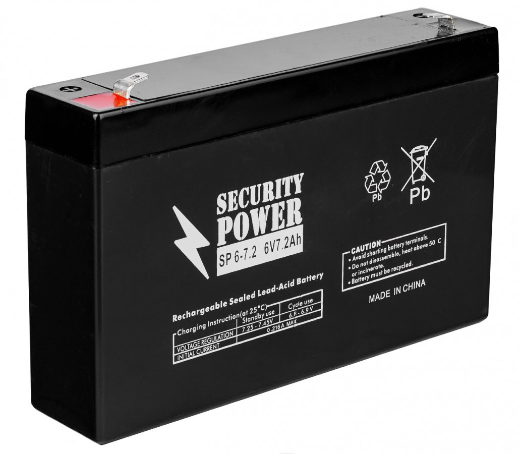 Аккумулятор для ИБП Security Power SP 6-7.2 F1