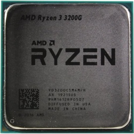 Процессор AMD Ryzen 3 3200G (Multipack) (YD3200C5FHMPK) 3.6(4.0)GHz, 4 ядра/4 потока, 4Mb, 65W (Socket AM4)