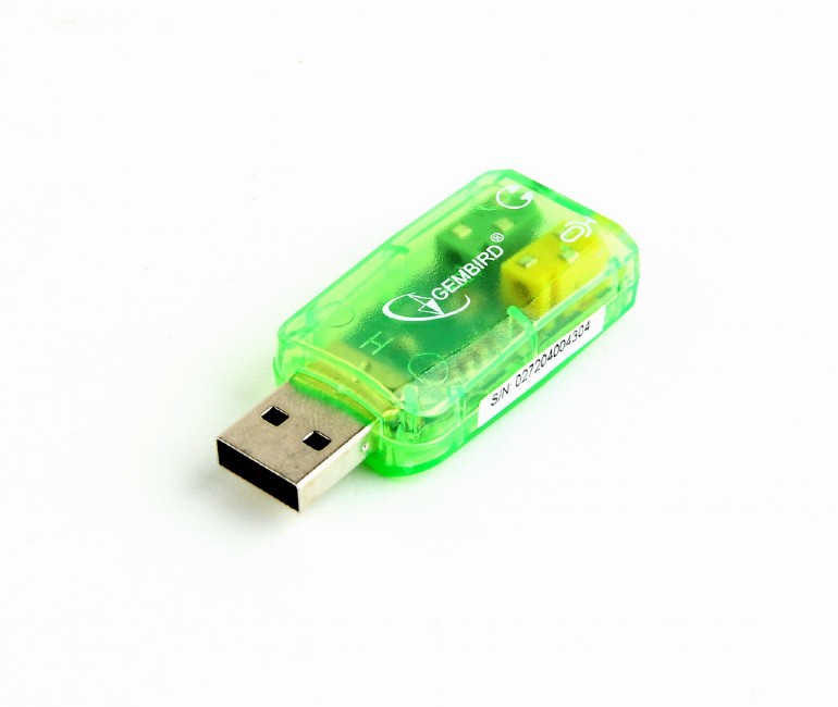 Звуковая карта Cablexpert SC-USB-01 (USB in/out 3.5mm)