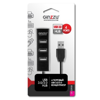 Разветвитель USB GINZZU GR-339UB