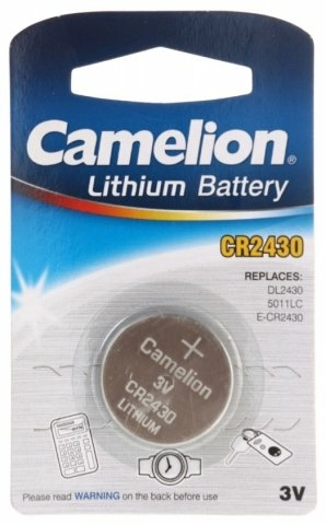 Батарейка Camelion CR2430 BP1 (1шт 3V Lithium)