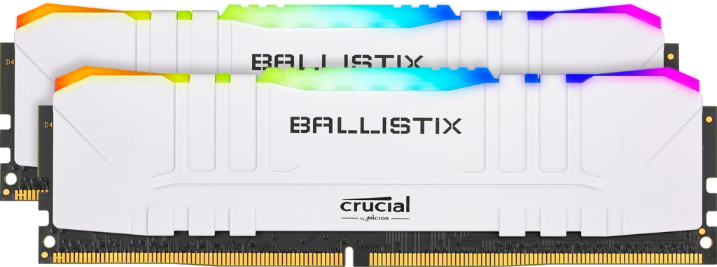 Модуль памяти 32Gb (2*16Gb) Crucial Ballistix RGB White (BL2K16G32C16U4WL)