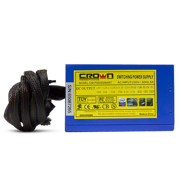 Блок питания 500W Crown CM-PS500W smart