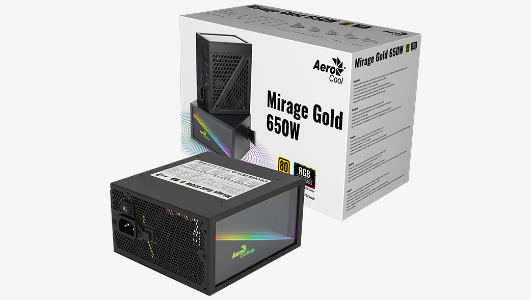 Блок питания 850W Aerocool Mirage Gold (ACPG-MD85FEC.11)