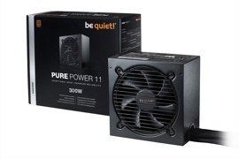 Блок питания 300W be quiet! Pure Power 11 300W (BN290) (120mm, 24+8pin, 1x6/8pin, 2xMolex, 4xSata, 80+ Bronze) Retail