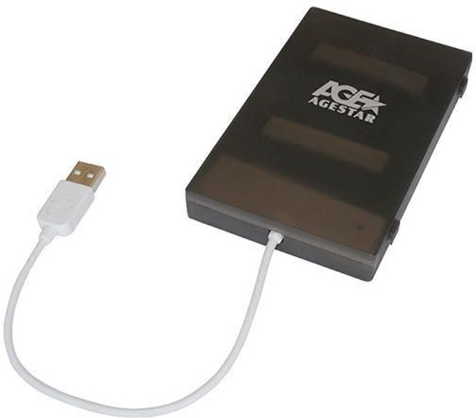     HDD AgeStar SUBCP1 Black (2.5", SATA, USB2.0)
