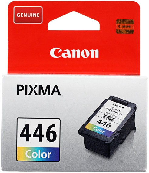 Картридж струйный Canon CL-446 (Голубой(Cyan), Желтый(Yellow),Пурпурный(Magenta), 180стр, 8 мл.)