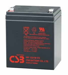 Аккумулятор для ИБП 5Ah CSB HR 1221W F2