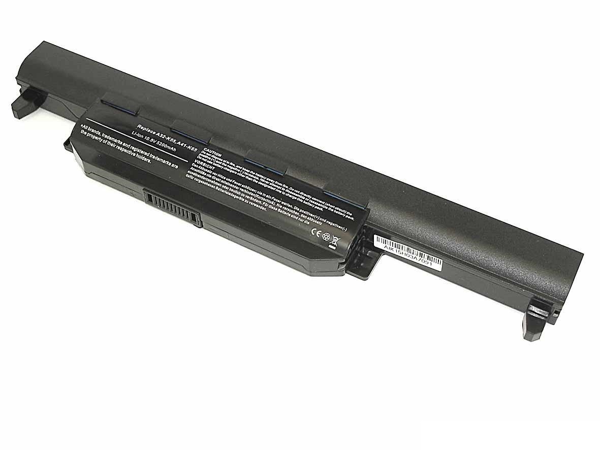 Батарея для ноутбука A32-K55 (012163) (10.8V, 5200mAh, Asus K55 OEM)